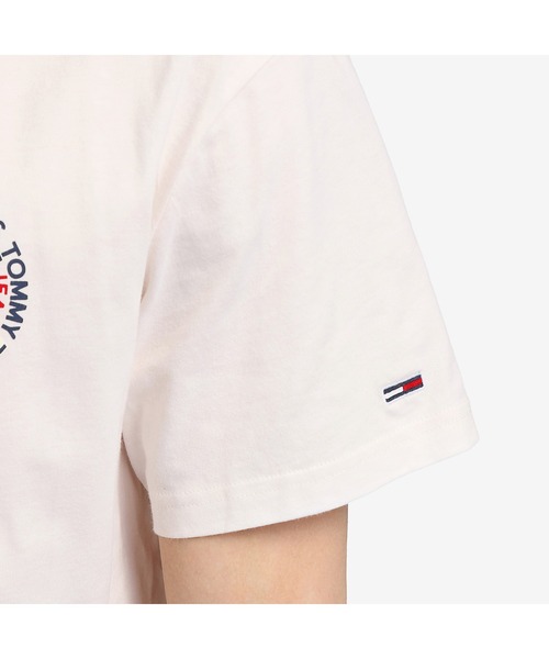 tommy jeans（トミー ジーンズ）の「サーキュラーロゴグラフィックTシャツ（Tシャツ/カットソー・メンズ・ホワイト/ネイビー・SMALL/MEDIUM/LARGE/X-LARGE）」の16枚目の写真