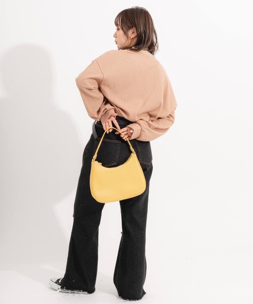 nemne store(ネンネストア)の「ワンポイント刺繍サーマルロンT(Tシャツ/カットソー・レディース・ベージュ/オレンジ/ブルー/アイボリー・フリー)」の7枚目の写真