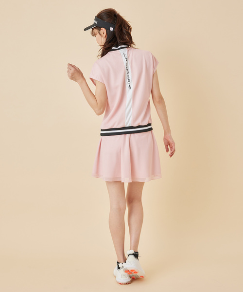 JUN&ROPE'（ジュンアンドロペ）の「【セットアップ対応】メッシュコンビ　リブ配色モックネックプルオーバー（Tシャツ/カットソー・レディース・ピンク/ブラック/グレー/ホワイト・M/L/S）」の14枚目の写真