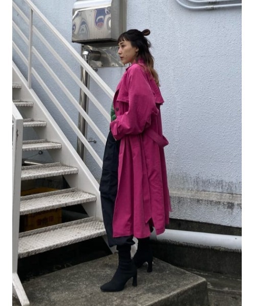 SLY（スライ）の「NYLON JOGGER PT ナイロン ジョガー パンツ（スラックス・レディース・ブラック/ピンク・1/2）」の19枚目の写真