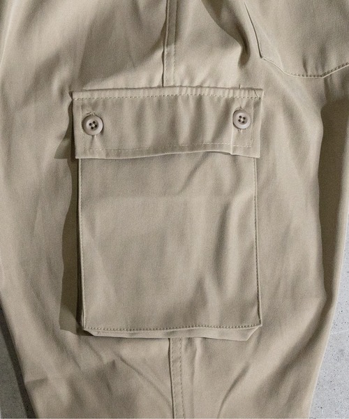 JOHN'S CLOSET（ジョンズクローゼット）の「【13】サルエルカーゴパンツ（カーゴパンツ・メンズ・ブラック/ベージュ/カーキ・MEDIUM/LARGE）」の12枚目の写真