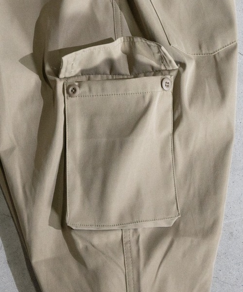 JOHN'S CLOSET（ジョンズクローゼット）の「【13】サルエルカーゴパンツ（カーゴパンツ・メンズ・ブラック/ベージュ/カーキ・MEDIUM/LARGE）」の8枚目の写真