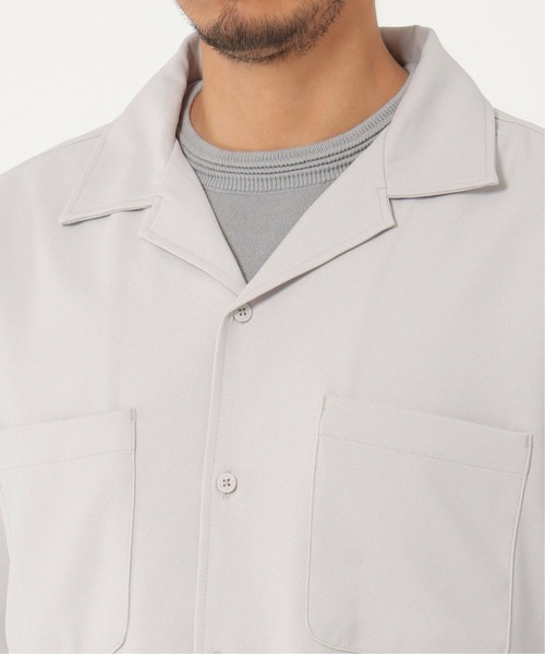 IKKA LOUNGE（イッカラウンジ）の「イージーケアCPOシャツ（シャツ/ブラウス・メンズ・ライトグレー/オリーブ・XL/S/M/L）」の10枚目の写真