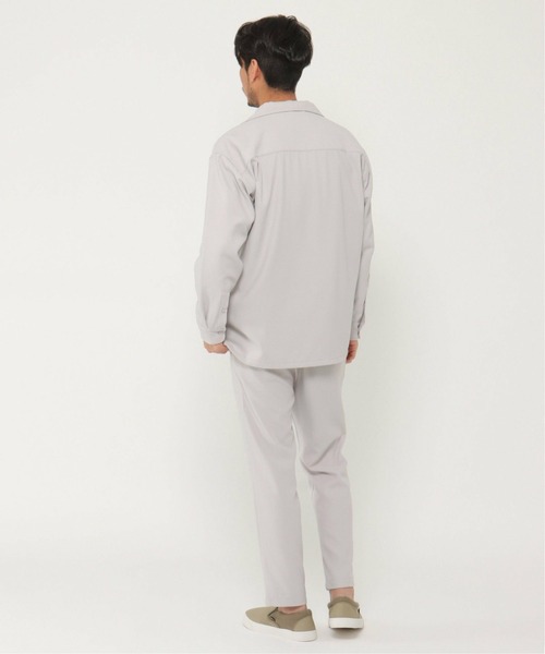 IKKA LOUNGE（イッカラウンジ）の「イージーケアCPOシャツ（シャツ/ブラウス・メンズ・ライトグレー/オリーブ・XL/S/M/L）」の18枚目の写真