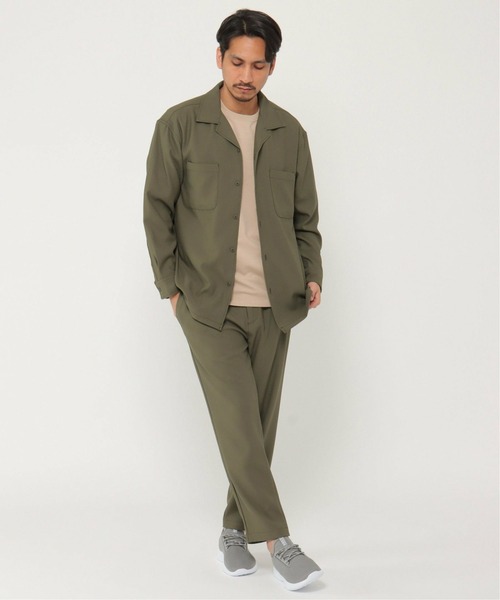 IKKA LOUNGE（イッカラウンジ）の「イージーケアCPOシャツ（シャツ/ブラウス・メンズ・ライトグレー/オリーブ・XL/S/M/L）」の20枚目の写真