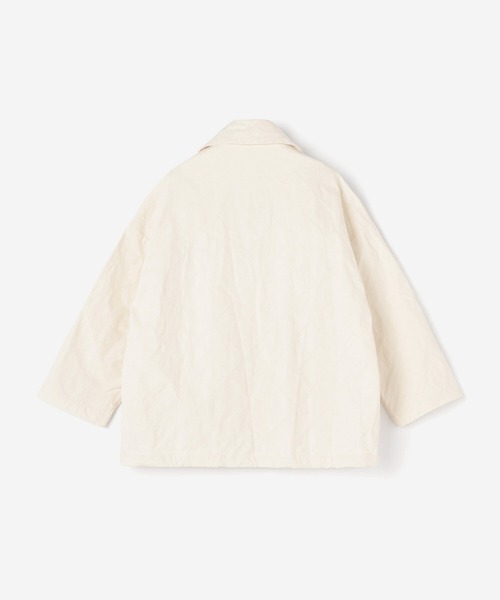 GALLEGO DESPORTES（ギャレゴデスポート）の「GALLEGO DESPORTES | コットンジャケット WOMEN（テーラードジャケット・レディース・Nat・SMALL）」の8枚目の写真