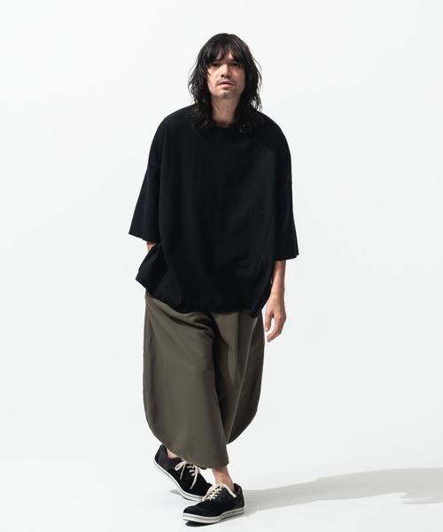 glamb（グラム）の「Balloon Slacks / バルーンスラックス（スラックス・メンズ・ブラック/グレー/カーキ・M/S/L）」の22枚目の写真