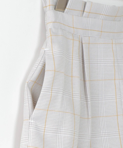 ikka（イッカ）の「レースアップチェック柄キュロット(100~160cm)（その他パンツ・キッズ・ライトグレー/パープル/ダークグレー/グリーン・160/100/110/120/130/140/150）」の12枚目の写真