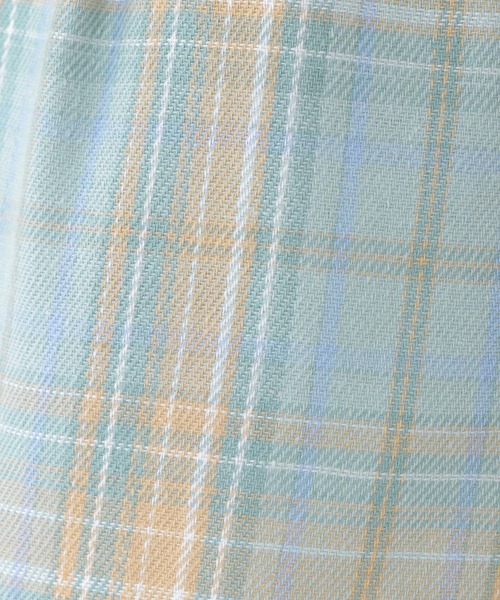 ikka（イッカ）の「レースアップチェック柄キュロット(100~160cm)（その他パンツ・キッズ・ライトグレー/パープル/ダークグレー/グリーン・160/100/110/120/130/140/150）」の5枚目の写真