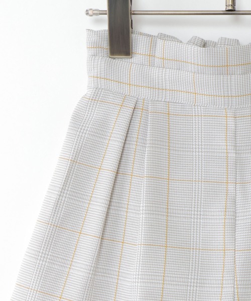 ikka（イッカ）の「レースアップチェック柄キュロット(100~160cm)（その他パンツ・キッズ・ライトグレー/パープル/ダークグレー/グリーン・160/100/110/120/130/140/150）」の9枚目の写真