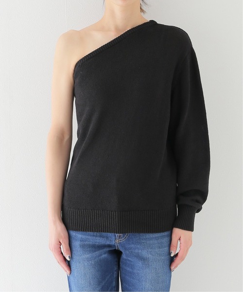 Deuxieme Classe/Asymmetryプルオーバー ニットセーター Deuxieme Classe（ドゥーズィエムクラス）の「Si/Co Asymmetry プル