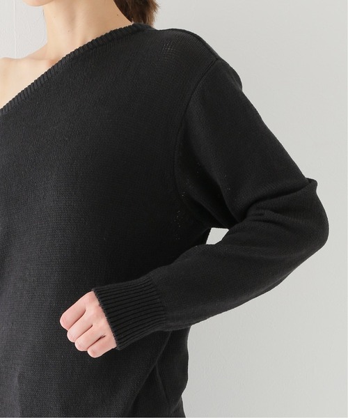Deuxieme Classe/Asymmetryプルオーバー ニットセーター Deuxieme Classe（ドゥーズィエムクラス）の「Si/Co Asymmetry プル