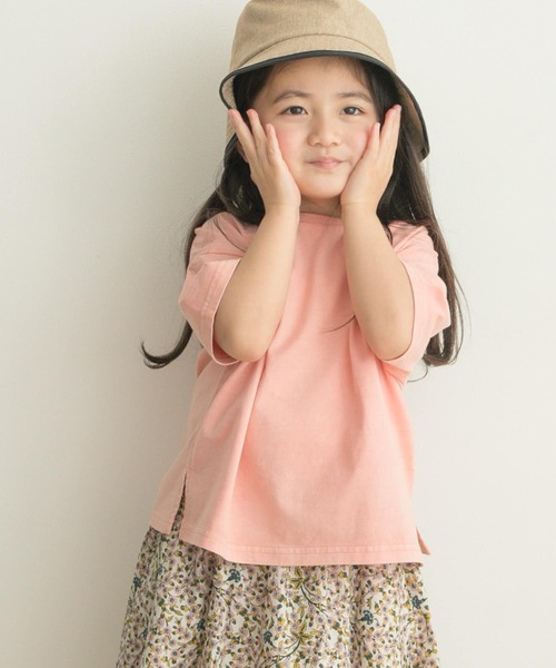 URBAN RESEARCH DOORS（アーバンリサーチドアーズ）の「ガーメントダイ半袖Tシャツ(KIDS)（Tシャツ/カットソー・キッズ・ピンク/ミント/オレンジ系その他・120/105/135）」の4枚目の写真