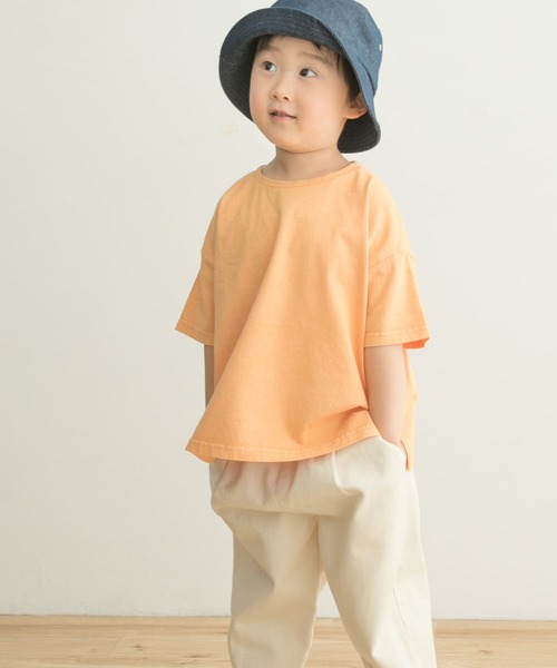 URBAN RESEARCH DOORS（アーバンリサーチドアーズ）の「ガーメントダイ半袖Tシャツ(KIDS)（Tシャツ/カットソー・キッズ・ピンク/ミント/オレンジ系その他・120/105/135）」の15枚目の写真