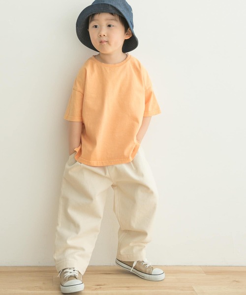 URBAN RESEARCH DOORS（アーバンリサーチドアーズ）の「ガーメントダイ半袖Tシャツ(KIDS)（Tシャツ/カットソー・キッズ・ピンク/ミント/オレンジ系その他・120/105/135）」の16枚目の写真