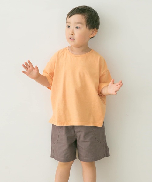 URBAN RESEARCH DOORS（アーバンリサーチドアーズ）の「ガーメントダイ半袖Tシャツ(KIDS)（Tシャツ/カットソー・キッズ・ピンク/ミント/オレンジ系その他・120/105/135）」の19枚目の写真