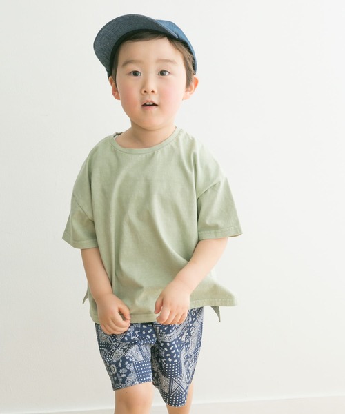 URBAN RESEARCH DOORS（アーバンリサーチドアーズ）の「ガーメントダイ半袖Tシャツ(KIDS)（Tシャツ/カットソー・キッズ・ピンク/ミント/オレンジ系その他・120/105/135）」の21枚目の写真