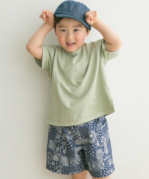 URBAN RESEARCH DOORS（アーバンリサーチドアーズ）の「ガーメントダイ半袖Tシャツ(KIDS)（Tシャツ/カットソー・キッズ・ピンク/ミント/オレンジ系その他・120/105/135）」の22枚目の写真