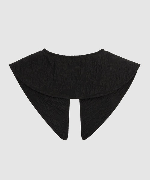 GANNI(ガニー)の「Jacquard Organza(付け襟・レディース・ブラック・ONE SIZE)」の2枚目の写真