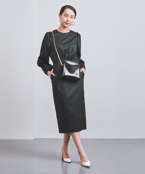 【新品】UNITED ARROWS　Cジャガードコンビワンピース　F　57646 新品】UNITED ARROWS Cジャガードコンビワンピース F 57646