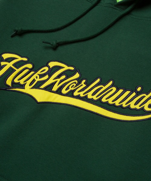 HUF（ハフ）の「CRACKERJACK HOODIE / HUF フード パーカー（パーカー・メンズ・アッシュグレー/グリーン系その他/ブラック・XX-LARGE/LARGE/MEDIUM/X-LARGE/SMALL）」の6枚目の写真