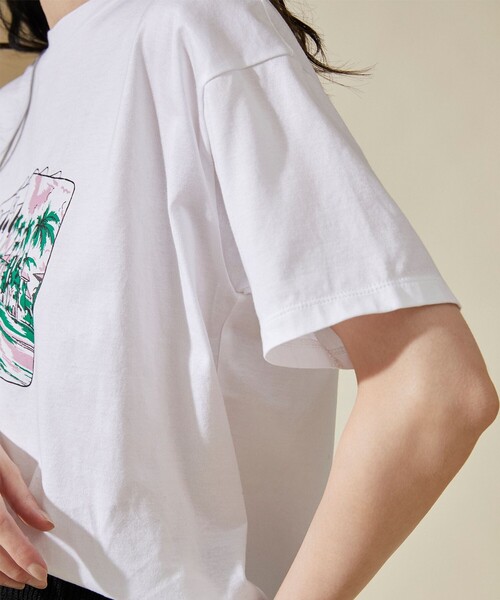 GRACE CLASS（グレースクラス）の「トランププリントTシャツ（Tシャツ/カットソー・レディース・ホワイト・36）」の12枚目の写真
