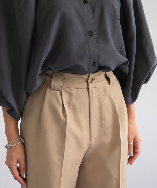 セール】タックセンタープレスショートパンツ（その他パンツ