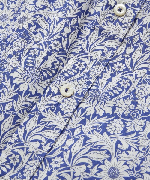 MEN'S BIGI（メンズビギ）の「＜LIBERTY/リバティー＞フラワープリント七分袖シャツ　made in japan（シャツ/ブラウス・メンズ・ブルー/ピンク・02/04/03/01）」の8枚目の写真