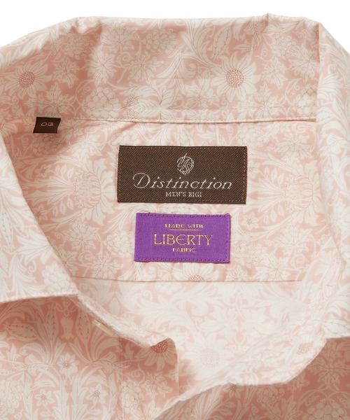 MEN'S BIGI（メンズビギ）の「＜LIBERTY/リバティー＞フラワープリント七分袖シャツ　made in japan（シャツ/ブラウス・メンズ・ブルー/ピンク・02/04/03/01）」の12枚目の写真