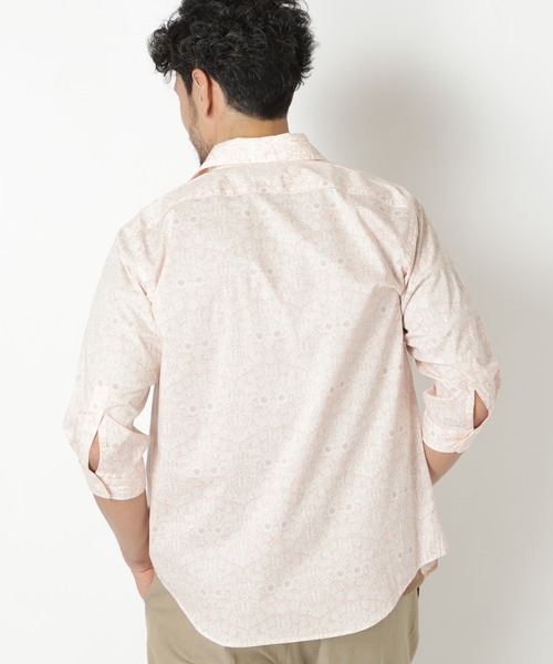 MEN'S BIGI（メンズビギ）の「＜LIBERTY/リバティー＞フラワープリント七分袖シャツ　made in japan（シャツ/ブラウス・メンズ・ブルー/ピンク・02/04/03/01）」の17枚目の写真