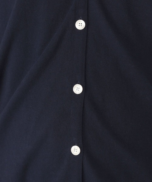 studio CLIP（スタディオクリップ）の「【新色追加】14ゲージハイツイストコットンVネックカーディガン（カーディガン/ボレロ・レディース・アイボリー/ライトグレー/カーキ/ネイビー/ブラック/イエロー/ブルー/グリーン・FREE）」の18枚目の写真