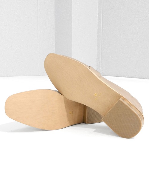 minia(ミニア)の「スタッズローファー/かかとが踏めるバブーシュ ◇(ローファー・レディース・ブラック/ベージュ/シルバー・LL/S/M/L)」の18枚目の写真