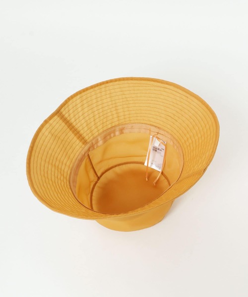 SENSE OF PLACE by URBAN RESEARCH（センスオブプレイスバイアーバンリサーチ）の「布帛中ツバハット（ハット・レディース・ブラック/ベージュ/イエロー・ONE）」の8枚目の写真