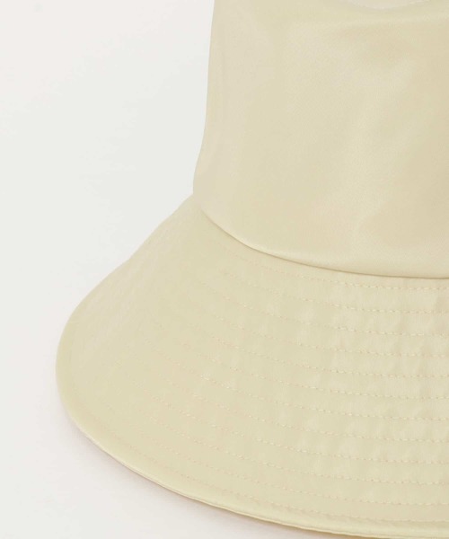 SENSE OF PLACE by URBAN RESEARCH（センスオブプレイスバイアーバンリサーチ）の「布帛中ツバハット（ハット・レディース・ブラック/ベージュ/イエロー・ONE）」の4枚目の写真