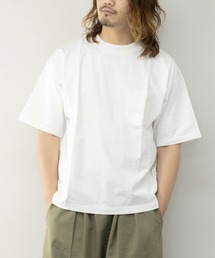 ヘビーウエイトポケット付ビッグTシャツ