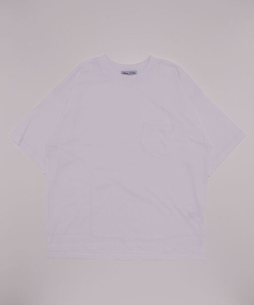 STYLEBLOCK(スタイルブロック)の「ヘビーウエイトポケット付ビッグTシャツ(Tシャツ/カットソー・メンズ・ホワイト/ブラック/ベージュ/カーキ/ミント/ホワイト×ブラック/グリーン系その他/ベージュ系その他/ブラック×ホワイト/パープル系その他・LL/M/L)」の11枚目の写真