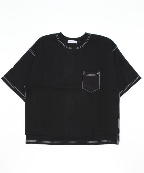 STYLEBLOCK(スタイルブロック)の「ヘビーウエイトポケット付ビッグTシャツ(Tシャツ/カットソー・メンズ・ホワイト/ブラック/ベージュ/カーキ/ミント/ホワイト×ブラック/グリーン系その他/ベージュ系その他/ブラック×ホワイト/パープル系その他・LL/M/L)」の12枚目の写真