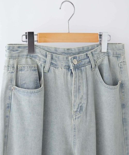 Anchor Smith（アンカー スミス）の「セミワイド ルーズストレートデニムパンツ（デニムパンツ・メンズ・ライトブルー/ブラック/ブルー/グレー・S/M/L/XL）」の14枚目の写真