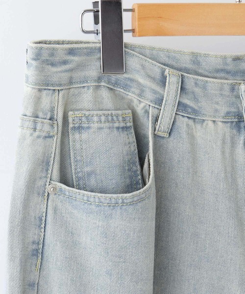 Anchor Smith（アンカー スミス）の「セミワイド ルーズストレートデニムパンツ（デニムパンツ・メンズ・ライトブルー/ブラック/ブルー/グレー・S/M/L/XL）」の16枚目の写真