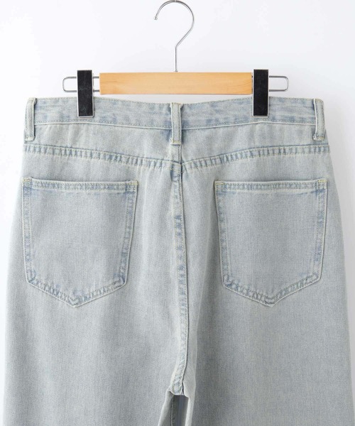 Anchor Smith（アンカー スミス）の「セミワイド ルーズストレートデニムパンツ（デニムパンツ・メンズ・ライトブルー/ブラック/ブルー/グレー・S/M/L/XL）」の18枚目の写真