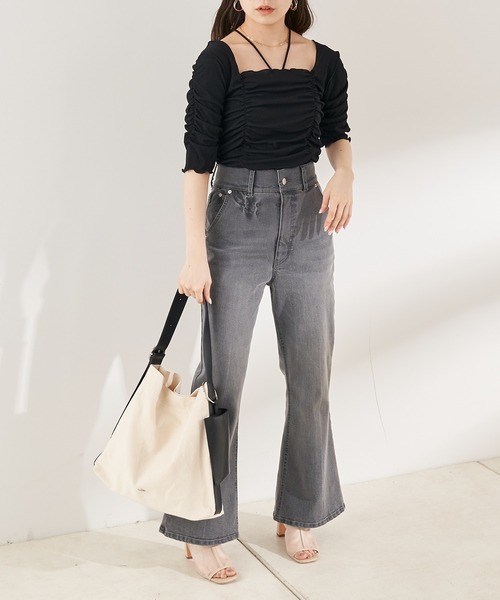 Chico(チコ)の「【新色追加】スマホケース付ビックベルトトート(トートバッグ・レディース・ホワイト系その他2/ミント/ブラック/アイボリー/ホワイト系その他3・FREE)」の15枚目の写真