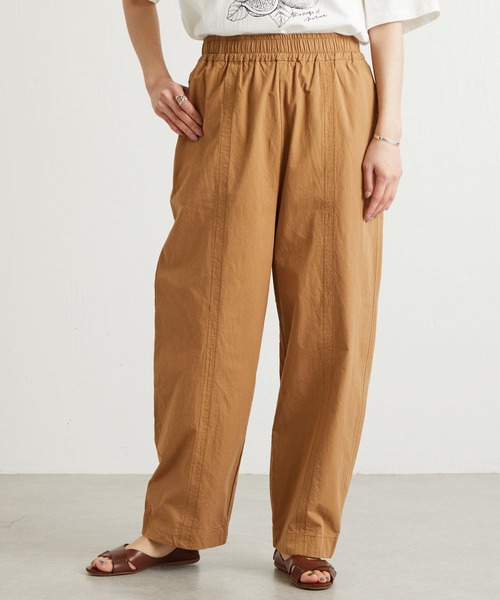 BEARDSLEY(ビアズリー)の「ワイドイージーパンツ(その他パンツ・レディース・カーキ/キャメル・FREE)」の7枚目の写真