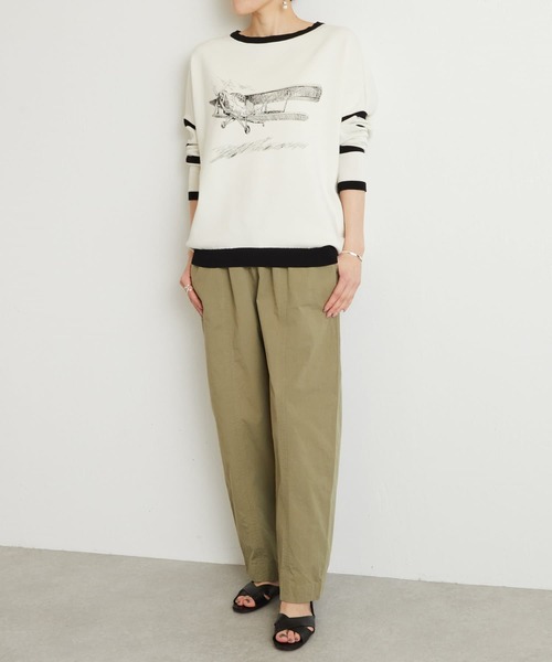 BEARDSLEY(ビアズリー)の「ワイドイージーパンツ(その他パンツ・レディース・カーキ/キャメル・FREE)」の3枚目の写真