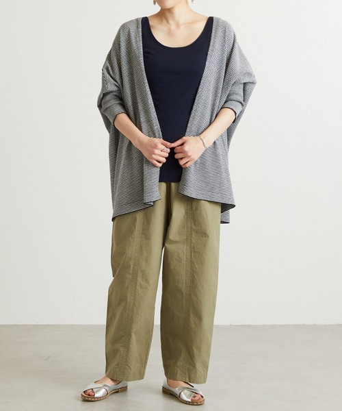 BEARDSLEY(ビアズリー)の「ワイドイージーパンツ(その他パンツ・レディース・カーキ/キャメル・FREE)」の5枚目の写真