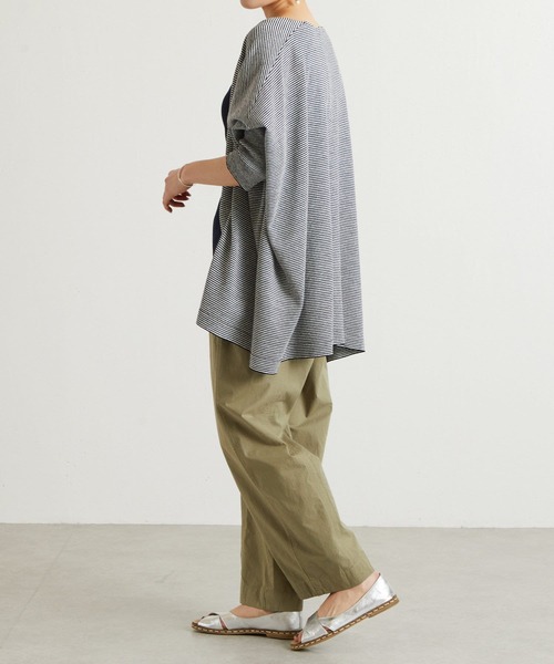 BEARDSLEY(ビアズリー)の「ワイドイージーパンツ(その他パンツ・レディース・カーキ/キャメル・FREE)」の6枚目の写真