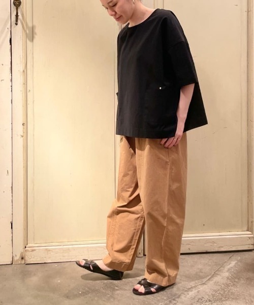 BEARDSLEY(ビアズリー)の「ワイドイージーパンツ(その他パンツ・レディース・カーキ/キャメル・FREE)」の20枚目の写真