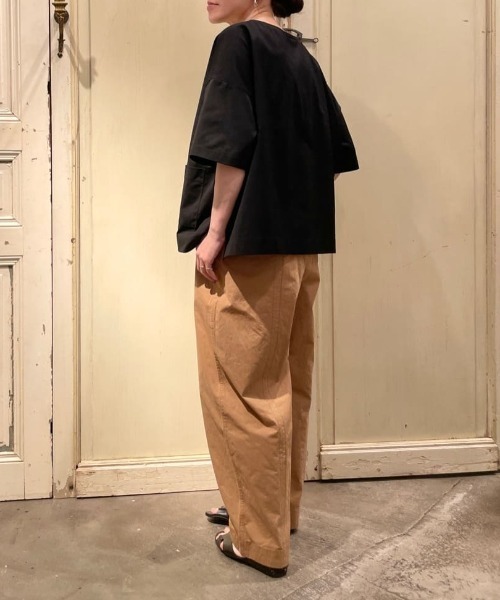 BEARDSLEY(ビアズリー)の「ワイドイージーパンツ(その他パンツ・レディース・カーキ/キャメル・FREE)」の21枚目の写真