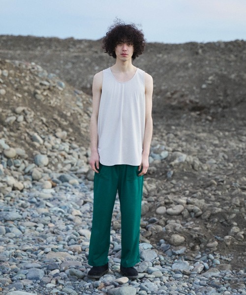 Iroquois(イロコイ)の「LONG T/T(タンクトップ・メンズ・ホワイト/ブラック/ベージュ/ブラウン・1/2/3)」の18枚目の写真