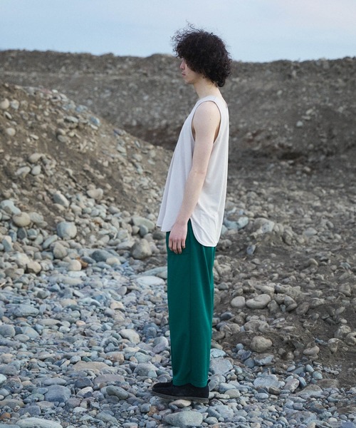 Iroquois(イロコイ)の「LONG T/T(タンクトップ・メンズ・ホワイト/ブラック/ベージュ/ブラウン・1/2/3)」の19枚目の写真