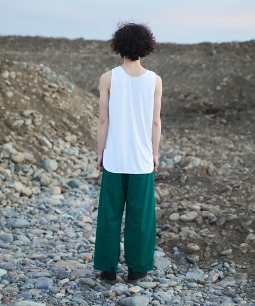 Iroquois(イロコイ)の「LONG T/T(タンクトップ・メンズ・ホワイト/ブラック/ベージュ/ブラウン・1/2/3)」の6枚目の写真